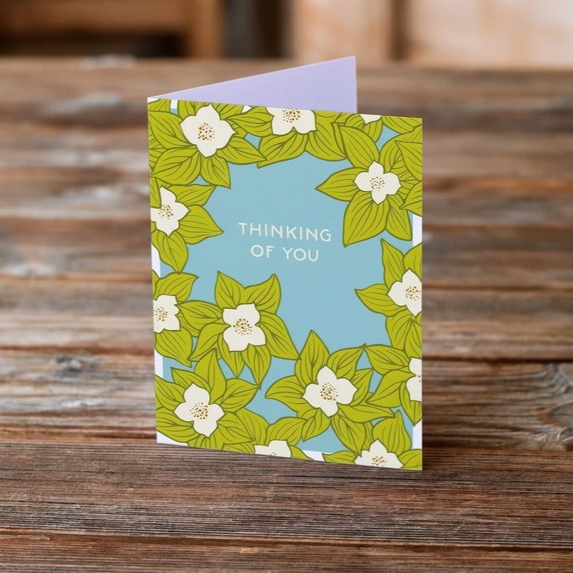 'Thinking of You' Dogwood card