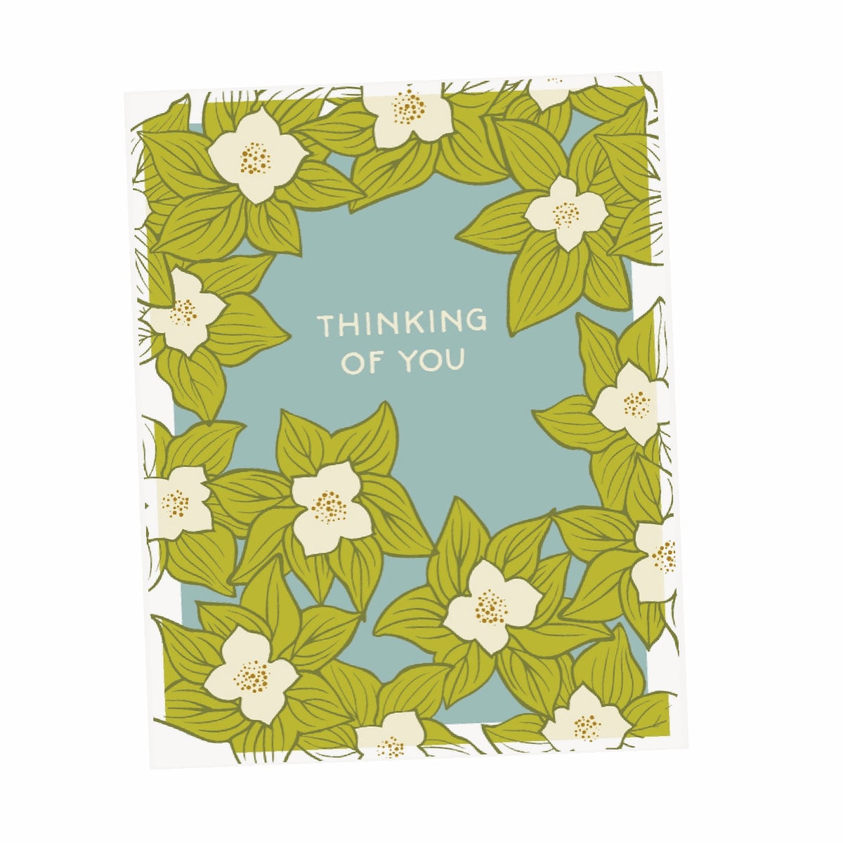 'Thinking of You' Dogwood card