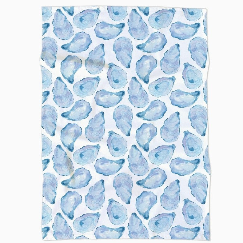 Watercolor Oyster towel