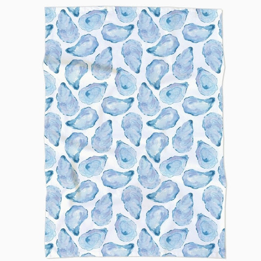 Watercolor Oyster towel