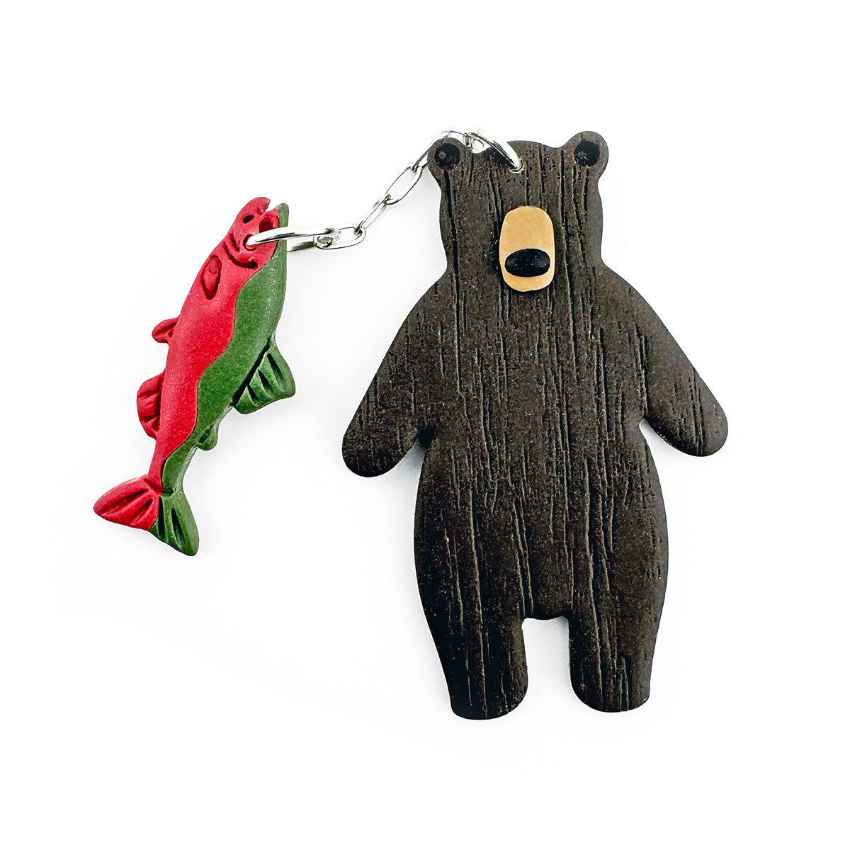 Bear & Salmon bookmark