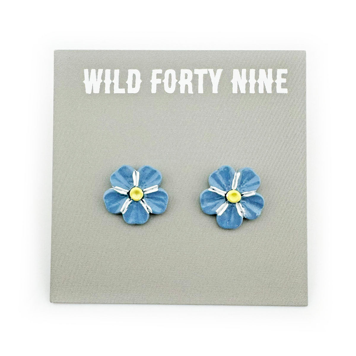 Forget-Me-Not Clay studs