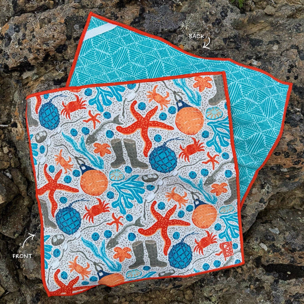 Beach Combing washcloth