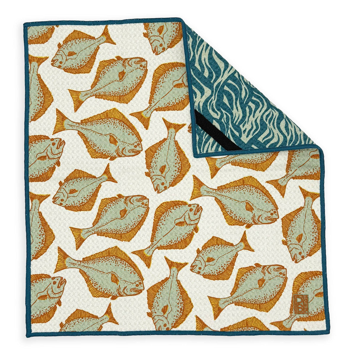 Retro Halibut washcloth