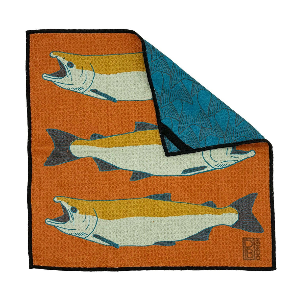Rust Salmon washcloth