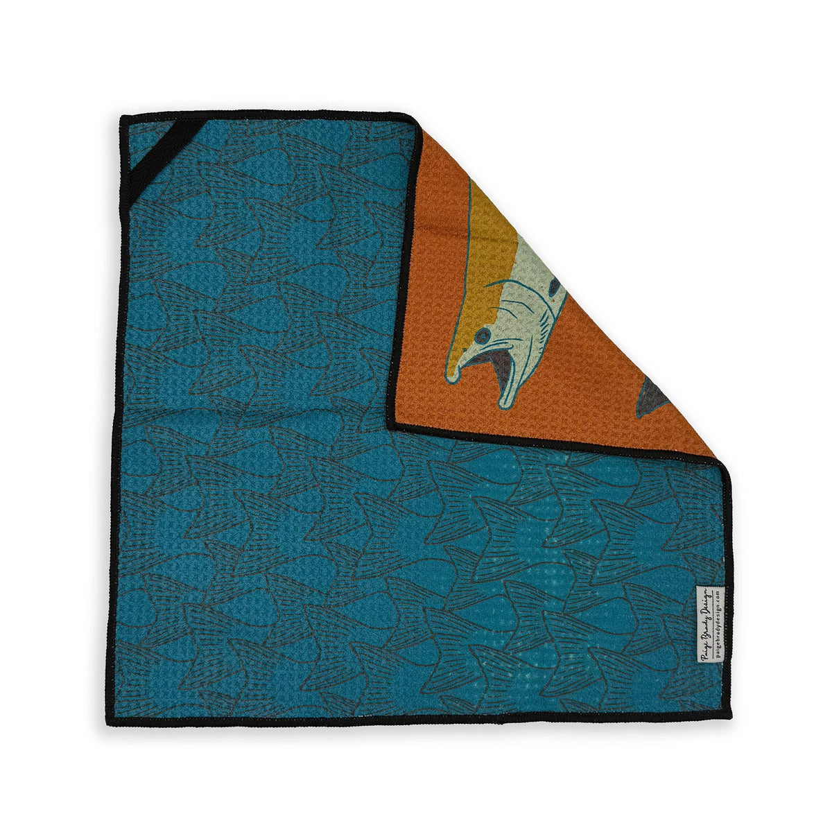 Rust Salmon washcloth