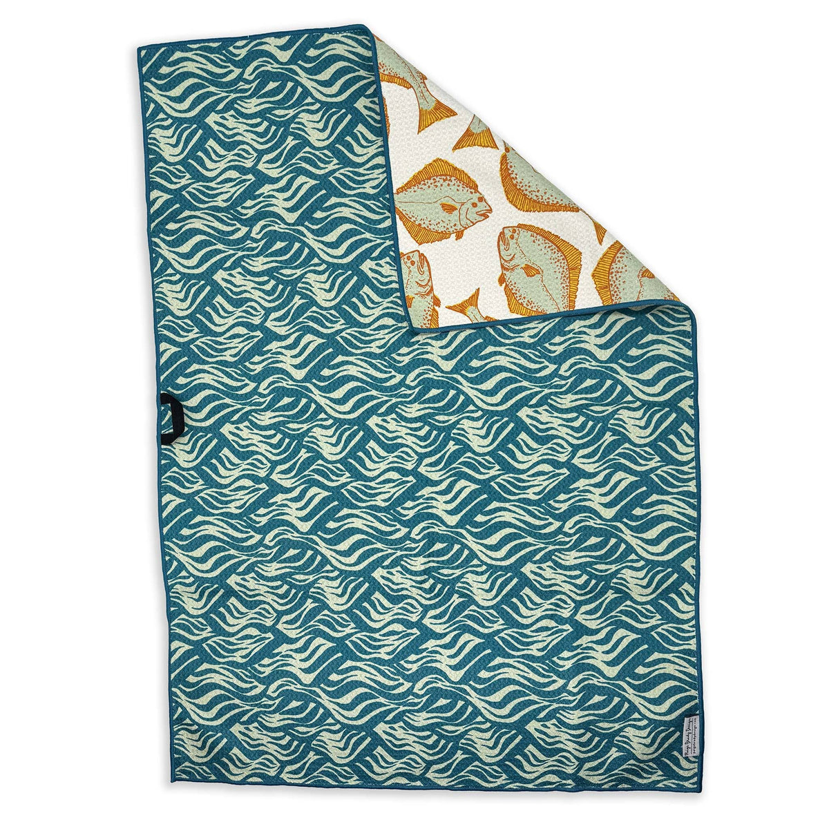 Retro Halibut towel