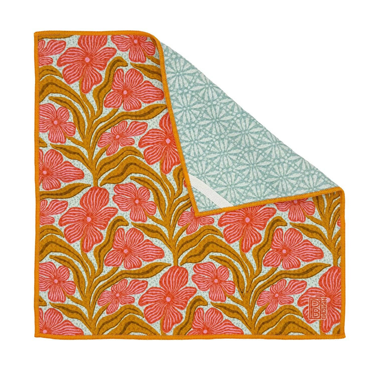 Whimsical Blooms washcloth