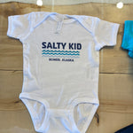 White Salty Kid Onesie
