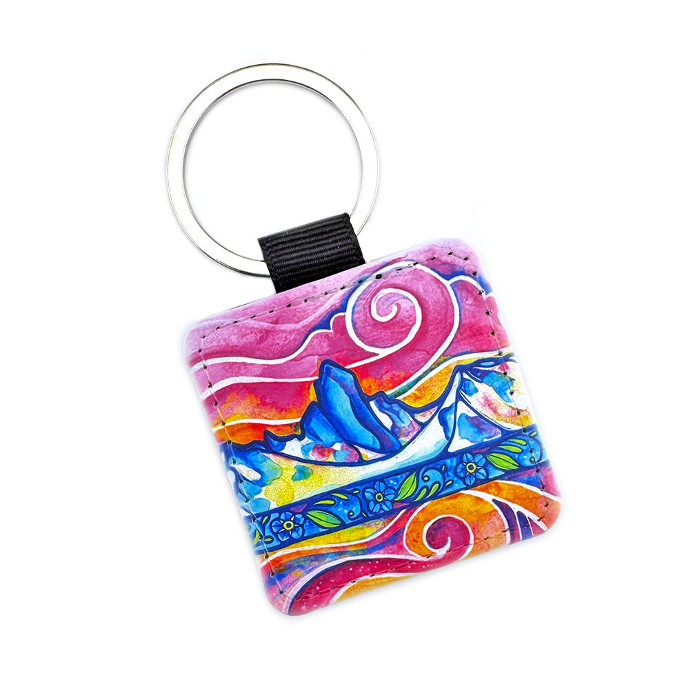 Leatherette Keychains