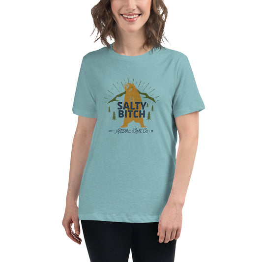 Salty Bitch Bear ladies tee