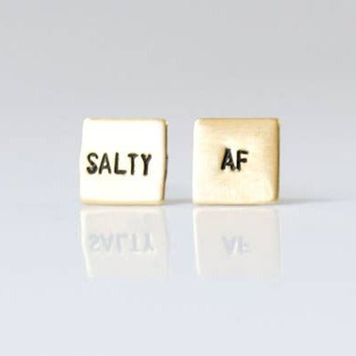 Salty AF Earring Studs