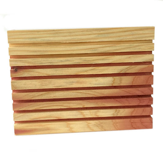 Cedar Soap Shelves