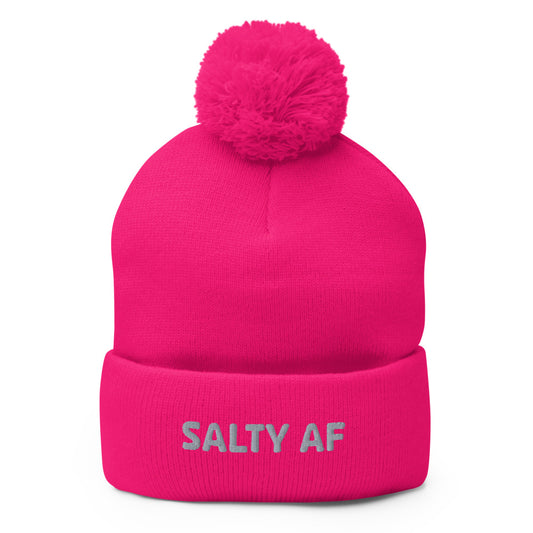 *Salty AF Pom-Pom Beanie